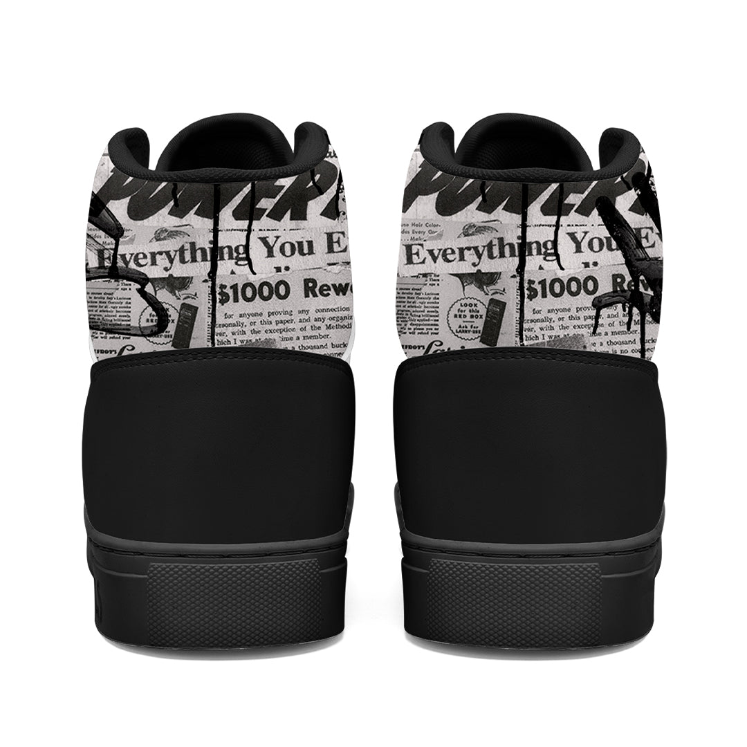 NEWSPAPER HIGH-TOP