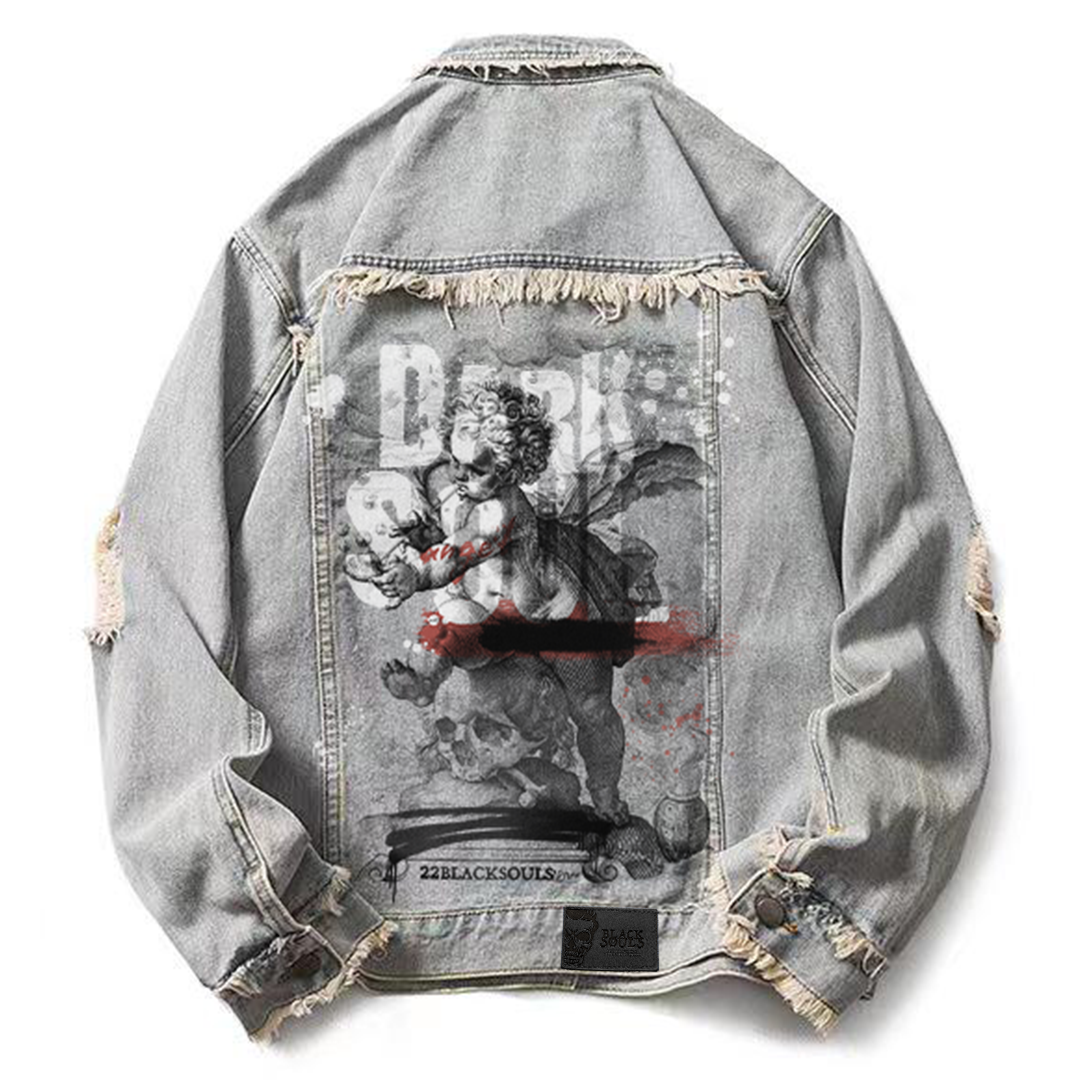 DARK SOUL ANGEL DENIM JACKET