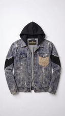 BULIT FROM WHAT BROKE DENIM JACKET
