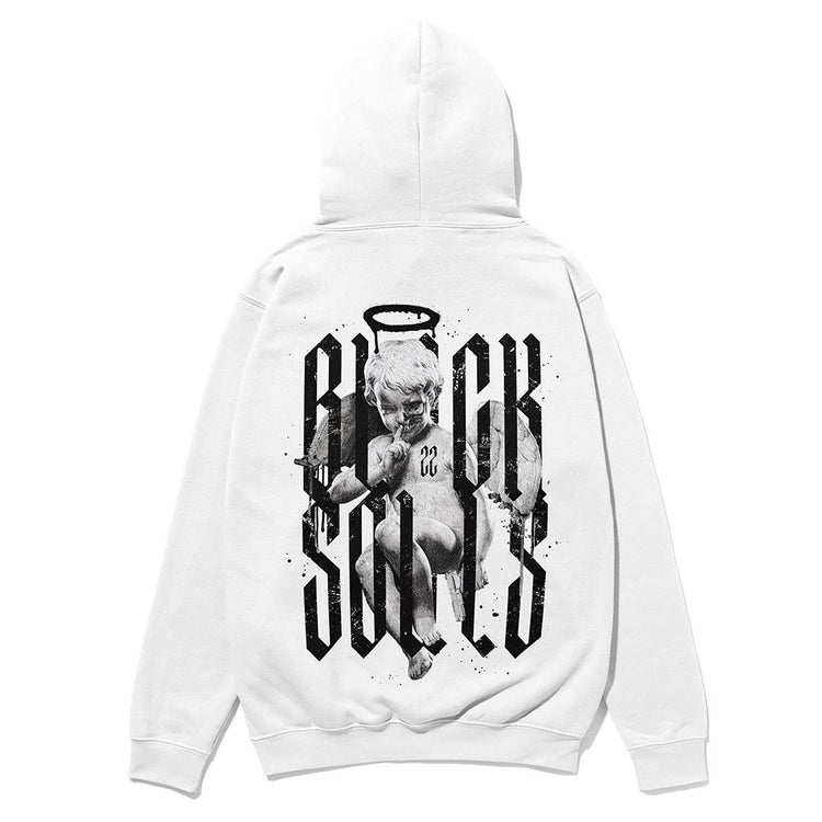 Black soul 100% cotton Heavyweight hoodie - 22BLACKSOULS Hoodie