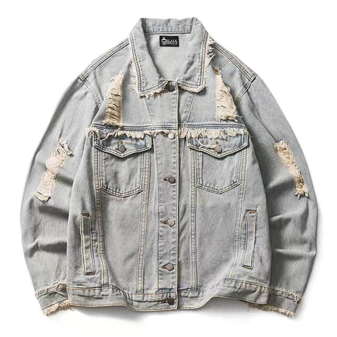 DARK SOUL ANGEL DENIM JACKET