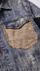 BULIT FROM WHAT BROKE DENIM JACKET