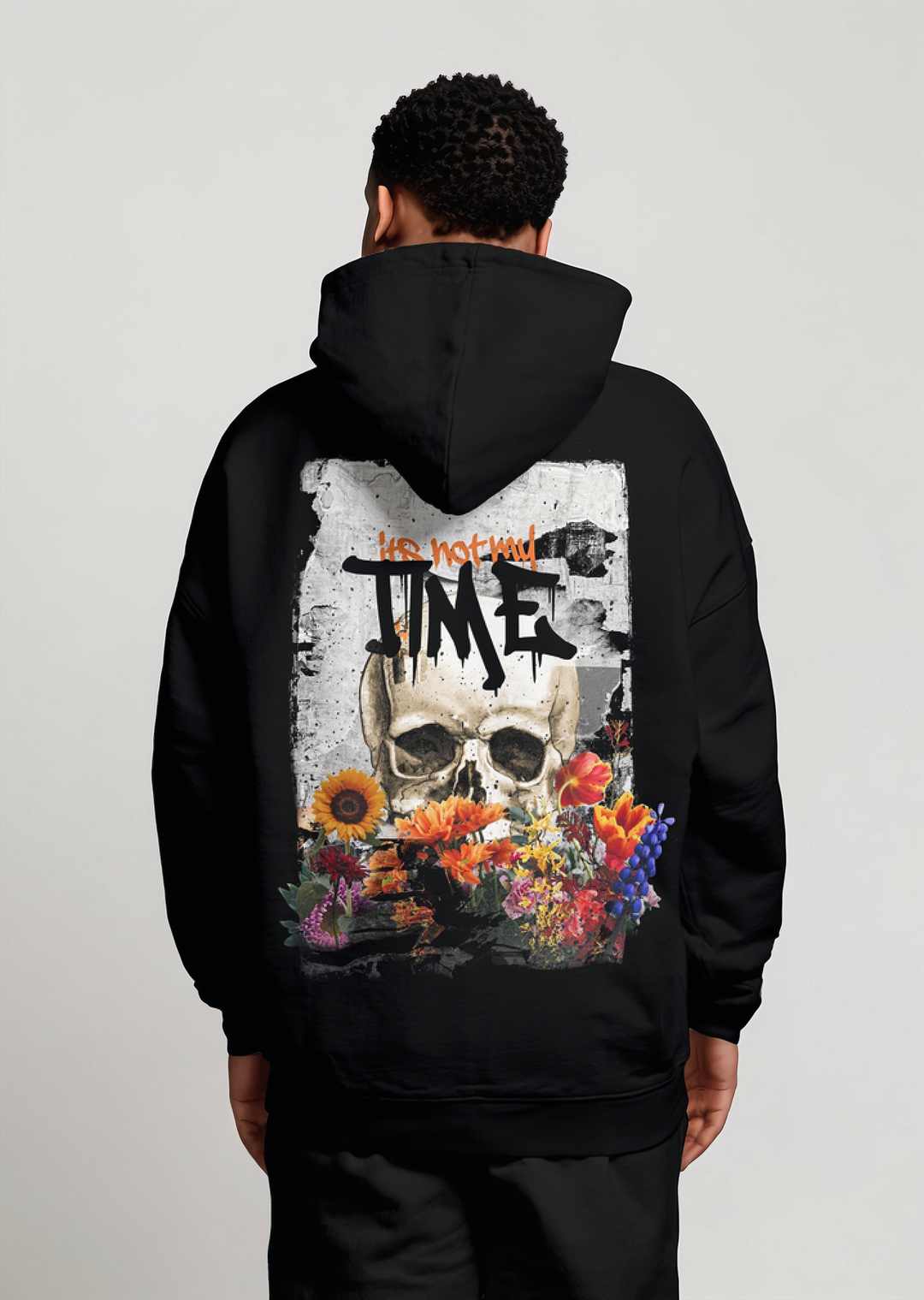 It's not my time 100% cotton Heavyweight hoodie