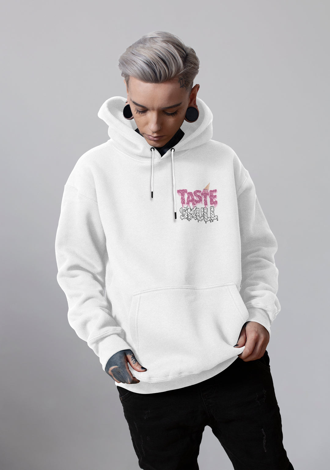 Copy of Taste skull 100% cotton Heavyweight hoodie