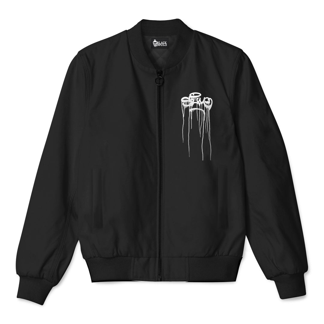 STICKERS BOMBER JACKET - 22BLACKSOULS