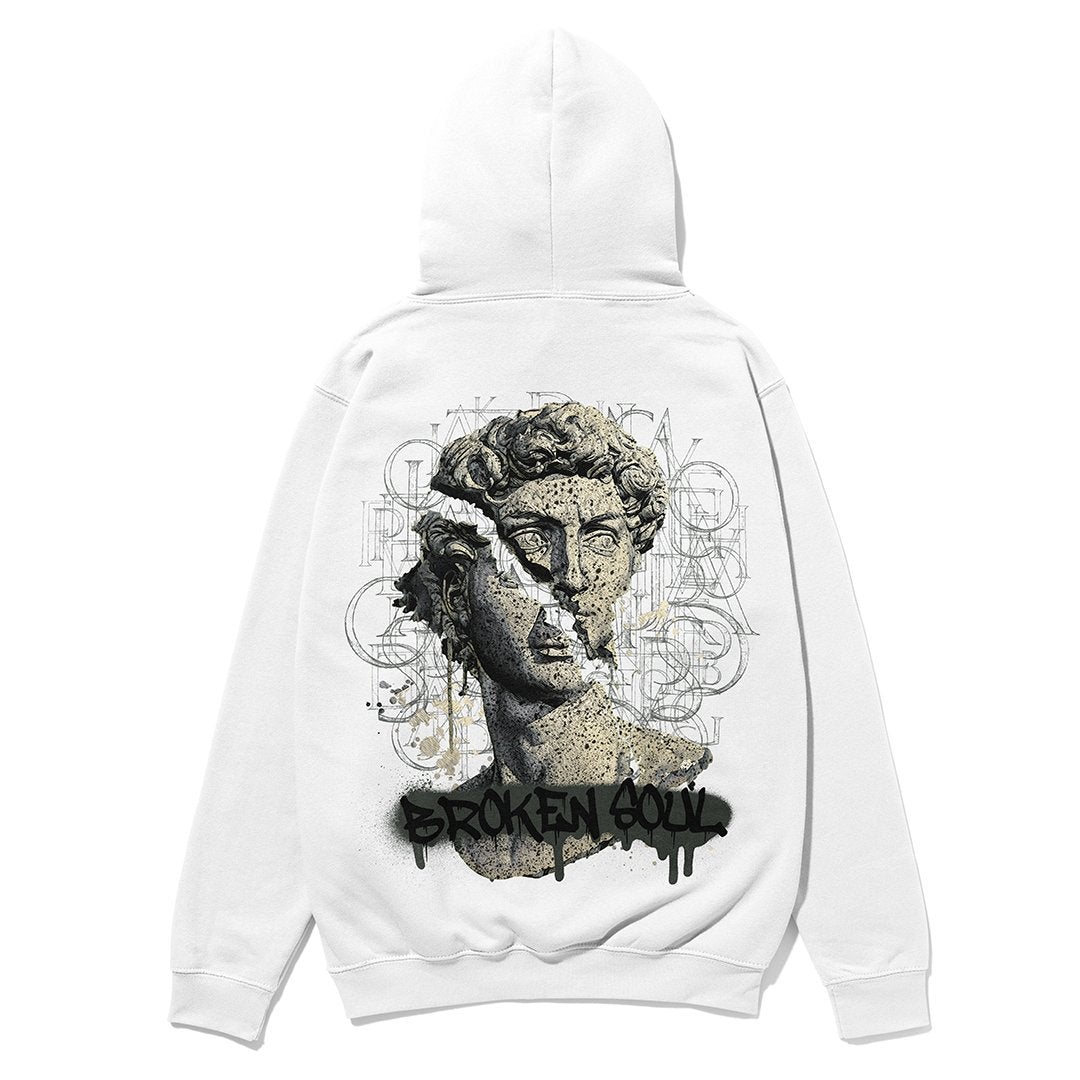 broken soul 100% cotton Heavyweight hoodie - 22BLACKSOULS hoodie