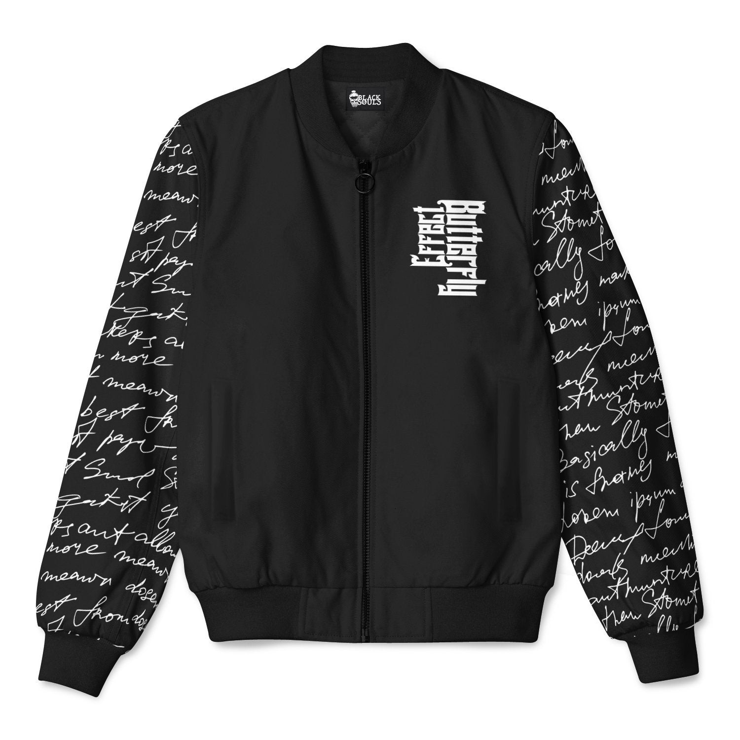 BUTTERFLY EFFECT BOMBER JACKET - 22BLACKSOULS Bomber Jacket