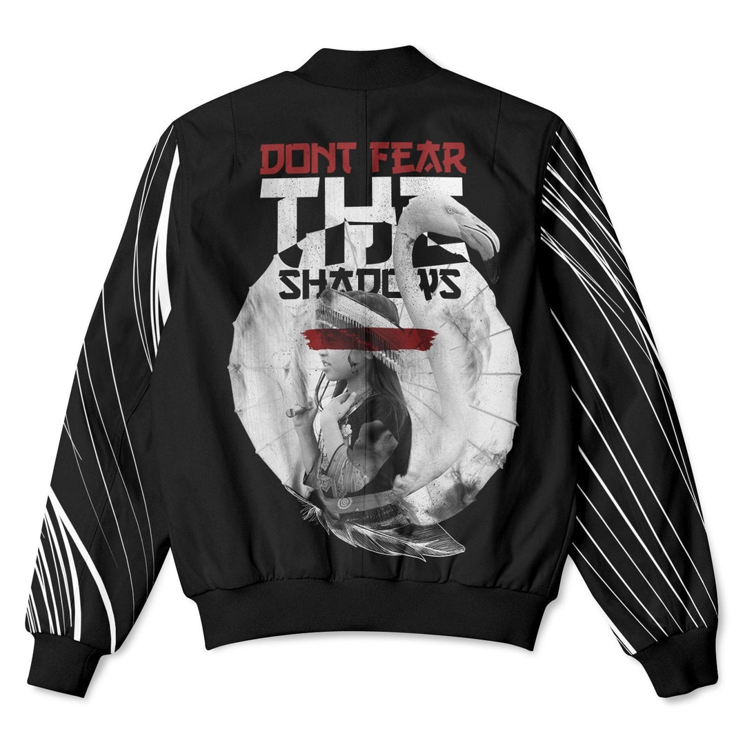 DON'T FEAR THE SHADOWS BOMBER JACKET - 22BLACKSOULS Bomber Jacket