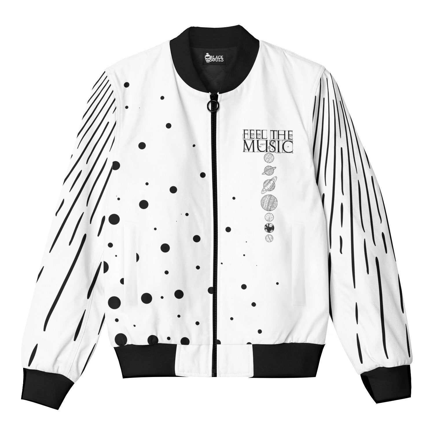 FEEL THE MUSIC BOMBER JACKET - 22BLACKSOULS Bomber Jacket