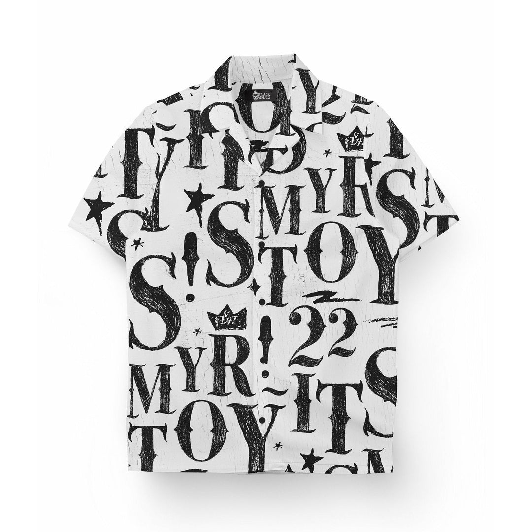 IT'S MY STORY SHIRT LAPEL COLLAR - 22BLACKSOULS Shirt