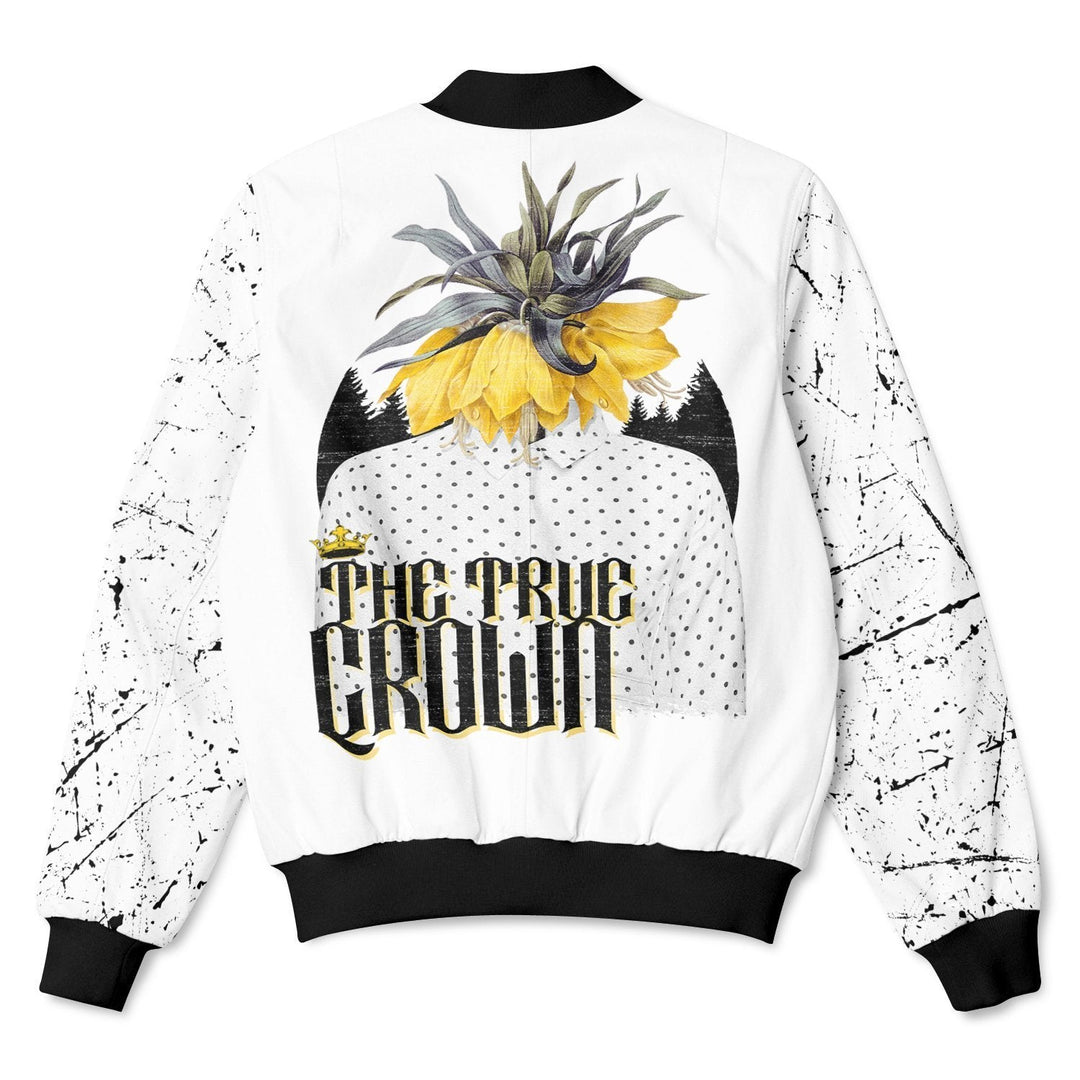 THE TRUE CROWN BOMBER JACKET - 22BLACKSOULS Clothing