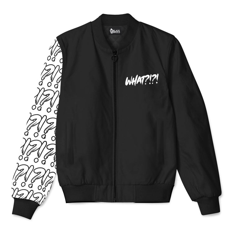 WHAT?!?! BOMBER JACKET - 22BLACKSOULS