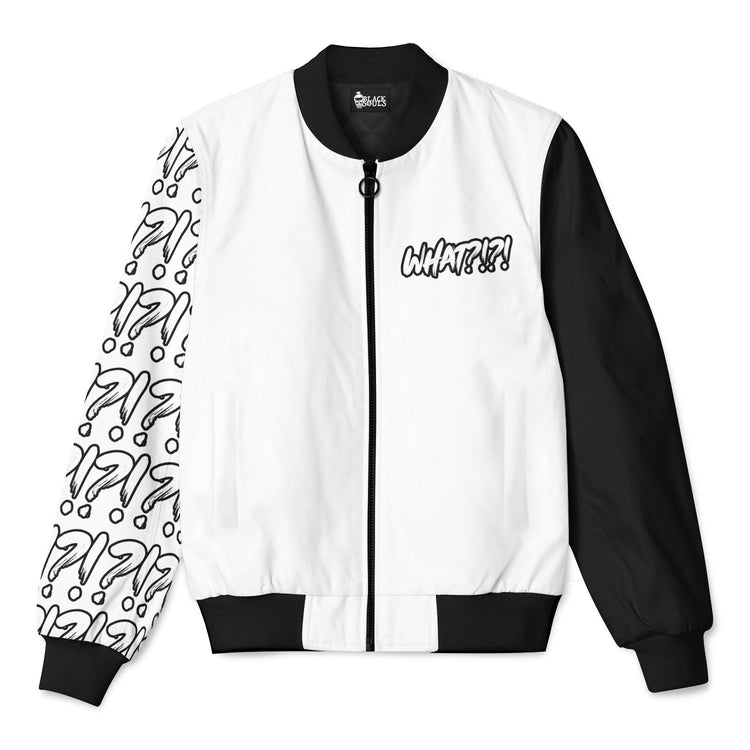 WHAT?!?! BOMBER JACKET - 22BLACKSOULS